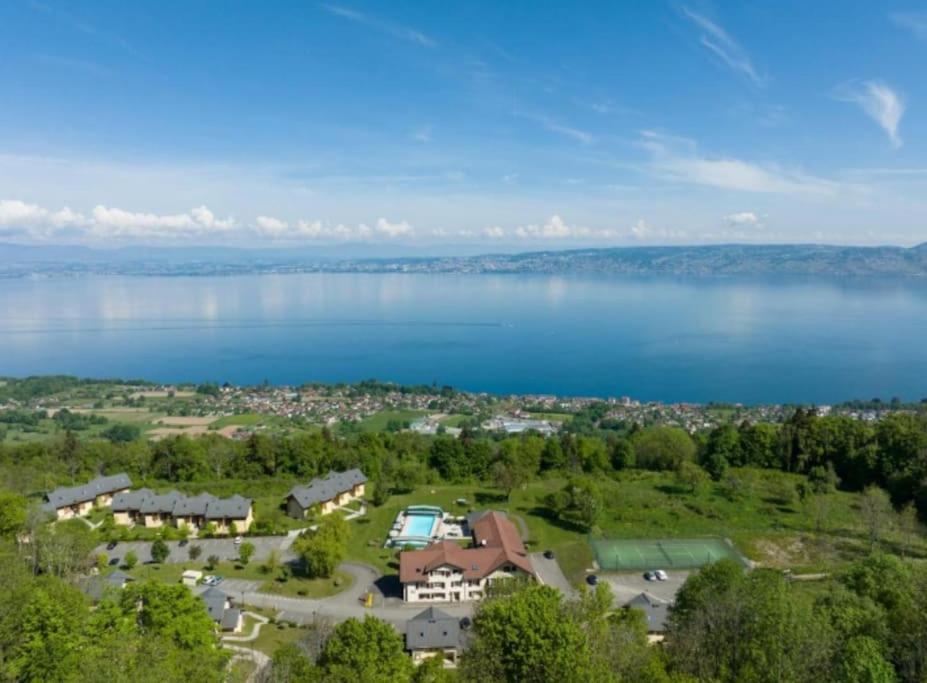 Le Garden - Ski - Vue Lac - Piscine - Parking - Evian - Thonon - לוגרה מראה חיצוני תמונה