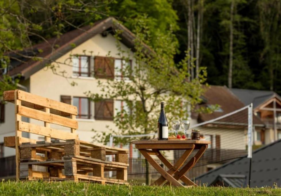 Le Garden - Ski - Vue Lac - Piscine - Parking - Evian - Thonon - לוגרה מראה חיצוני תמונה